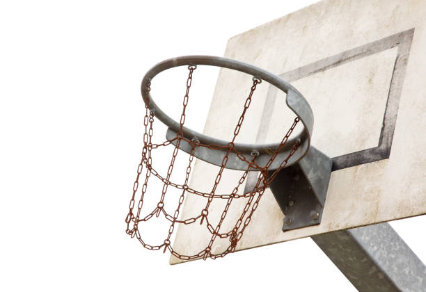 istock Basketball court in an old jail 689940172