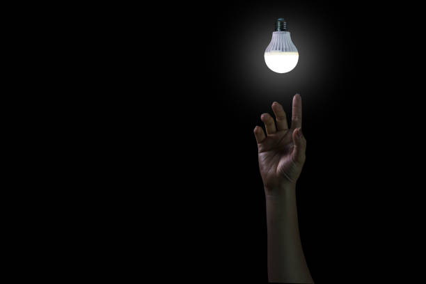LED Light Bulb. 3D render.