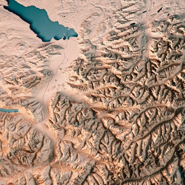 istock Vorarlberg Bundesland Austria 3D Render Topographic Map Neutral 689967466