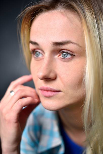istock Portrait of a blond gir 689976000