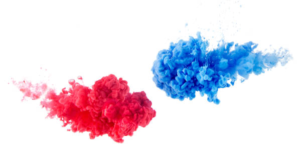 istock mix of ink splashes on white background 689991030