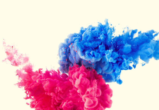 istock mix of ink splashes on white background 689993436
