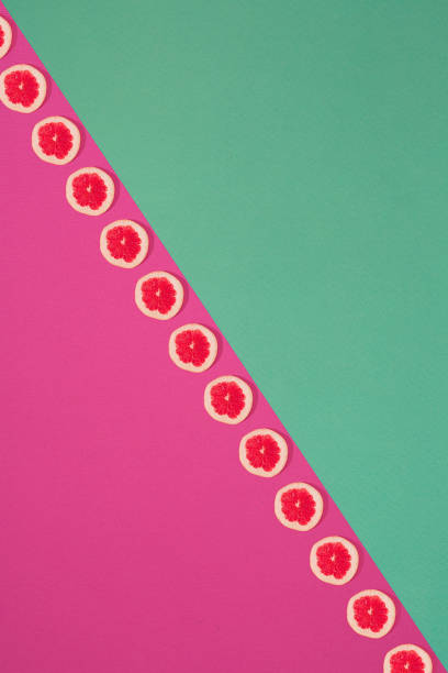 Fruit citrus seamless pattern