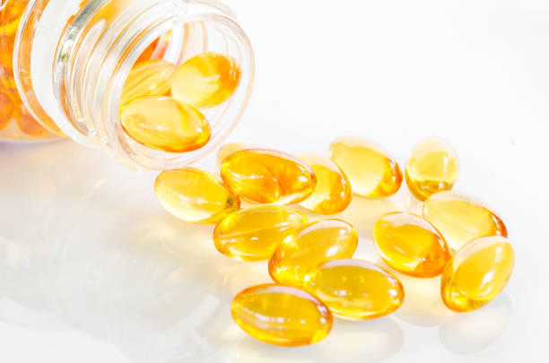 istock Omega 3 capsules from Fish Oil 690028504