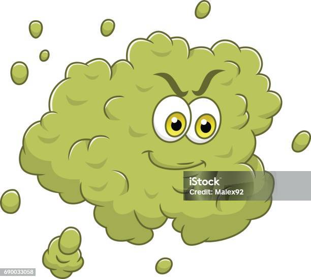 Cartoon Bad Smell Stock Illustration - Download Image Now - Unpleasant  Smell, Anthropomorphic Face, Fart - iStock