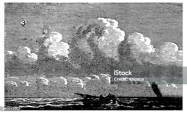 Antique Engraving Illustration Type Of Clouds Cumulus Stock ...
