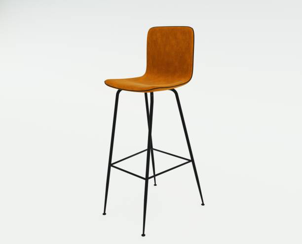 istock 3d rendering of a bar chair 690043180