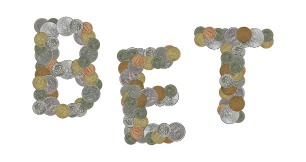 istock BET – Coins on white background 690043606
