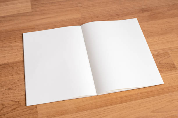 istock Blank catalog and book , magazines,book mock up on wood background 690054308