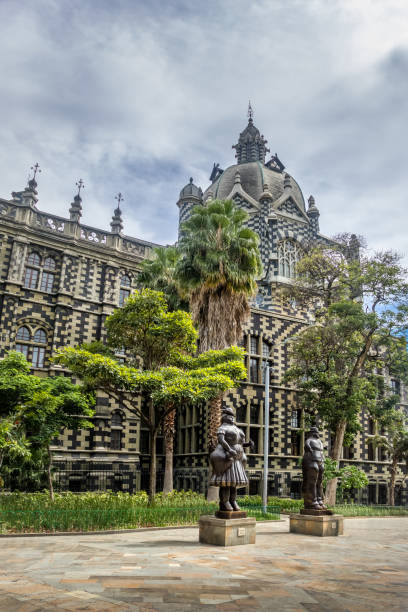 Medellin, Colombia - June 2016: Botero Square - Medellin, Antioquia, Colombia