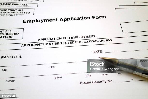 Apply For A Job Stock Photo - Download Image Now - Drug Test, Recruitment, Employment And Labor