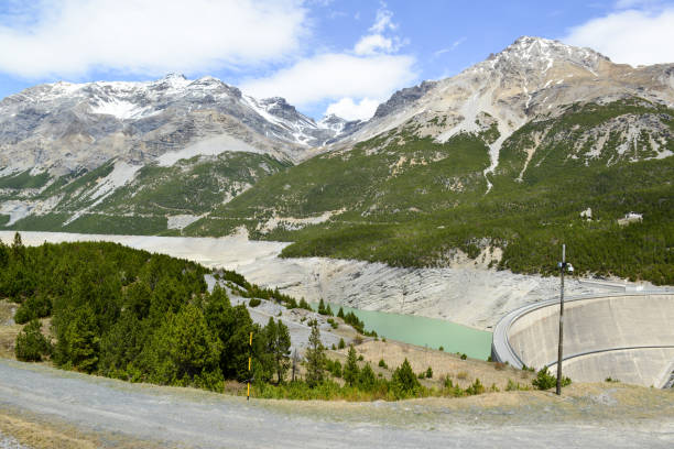 Cancano lakes in Italy