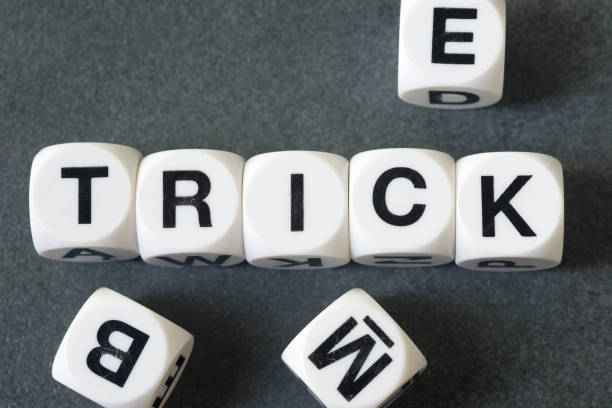 istock word trick on toy cubes 690116170