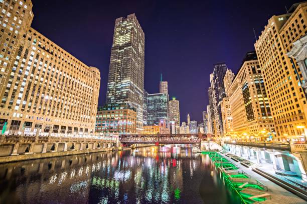 istock chicago illinois city skyline at night time 690119056