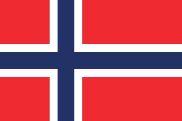 bildbanksillustrationer, clip art samt tecknat material och ikoner med bakgrund av norge flagga - norsk flagga