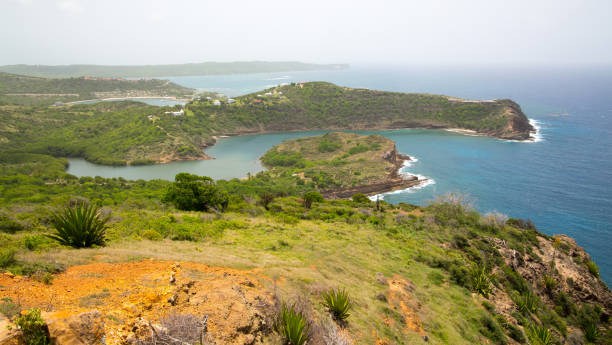 istock Antigua, Mamora bay view from the Shirley Heights. 690129710