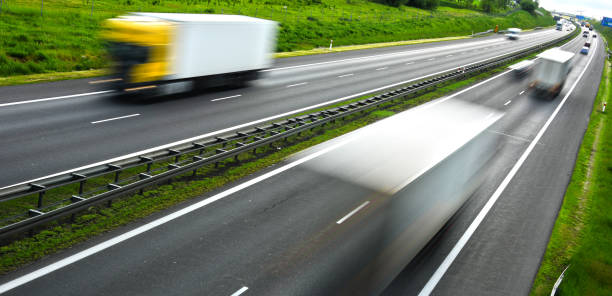 istock Four lane controlled-access highway in Poland 690130916
