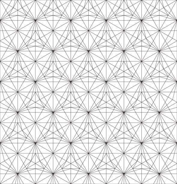 Geometric seamless pattern Geometric seamless pattern tetragon stock illustrations