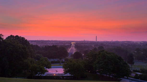 istock Pre-sunrise over the National Mall and Washington, D.C. skyline 690134074
