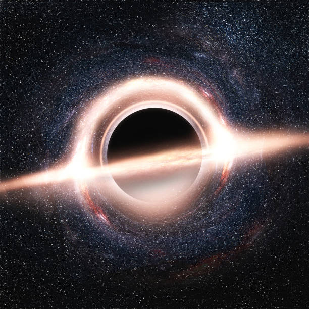 Gargantua or Black hole Gargantua or Black hole in universe my photo created http://www.istockphoto.com/th/photo/milky-way-vertical-at-night-gm467451238-60343332 black hole stock pictures, royalty-free photos & images