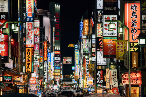 istock Tokyo Shinjuko District At Night, Japan 690134362