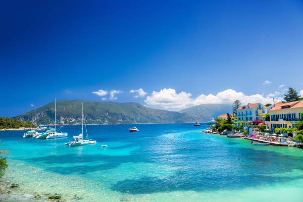 istock Fiskardo village, Kefalonia island, Greece 690134752