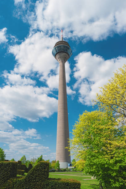 istock TV tower Rheinturm, Dusseldorf, Germany, Europe 690138668