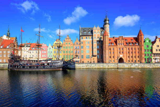 istock Gdansk Main Town from the river, Poland 690144346