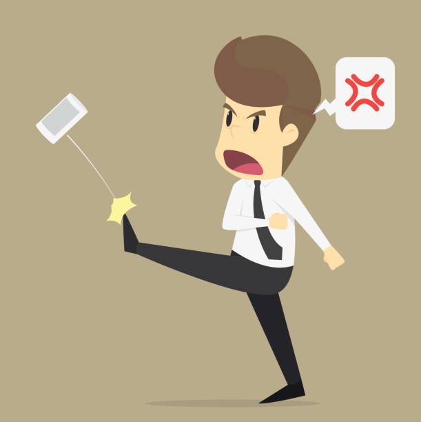 istock Businessman angry. Emotional businessman in rage. Feeling anger 690150398