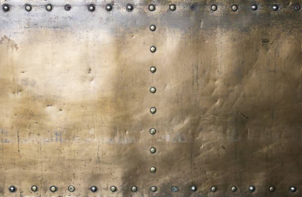 istock Gold brass metal 690154638