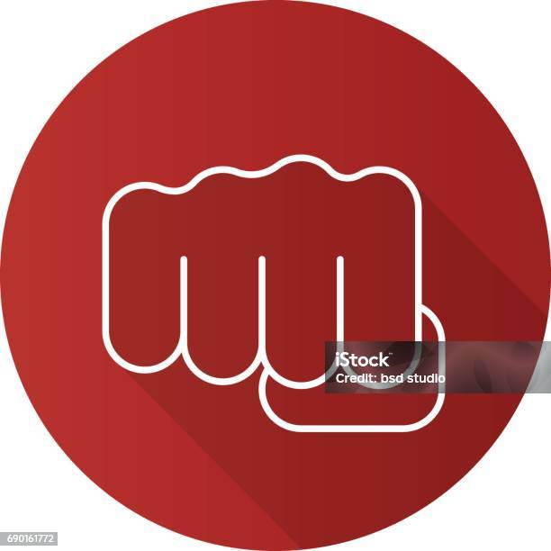 Punch Icon Stock Illustration - Download Image Now - Crushed, Cut Out, Fist