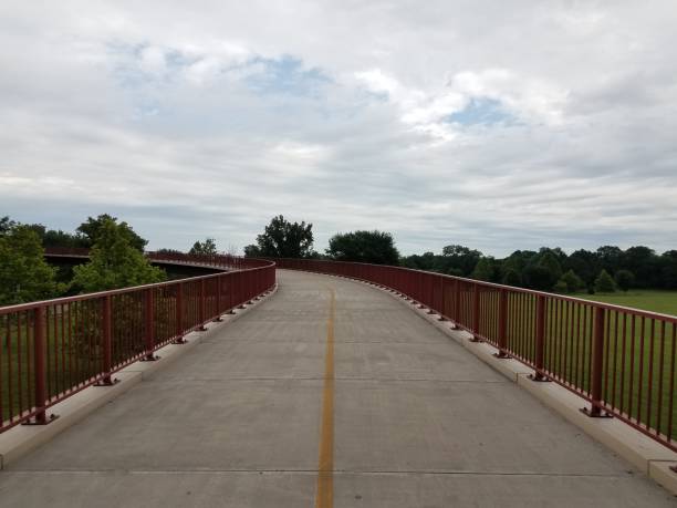 istock bike path and red metal railing 690166324