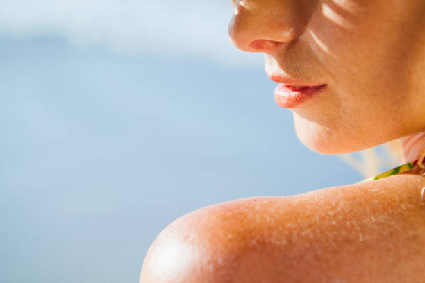 istock Gorgeous woman on the beach 690166918