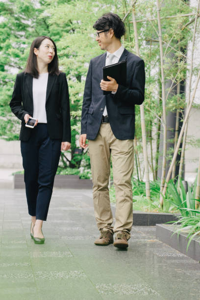 istock Business meeting outdoors 690181646