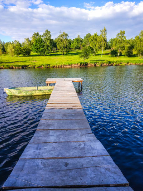 istock Background of nature and lake 690182014