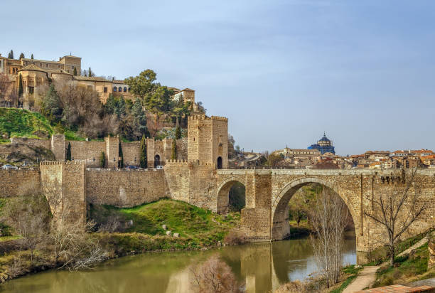 istock The Puente de Alcantara, Toledo, Spain 690186452