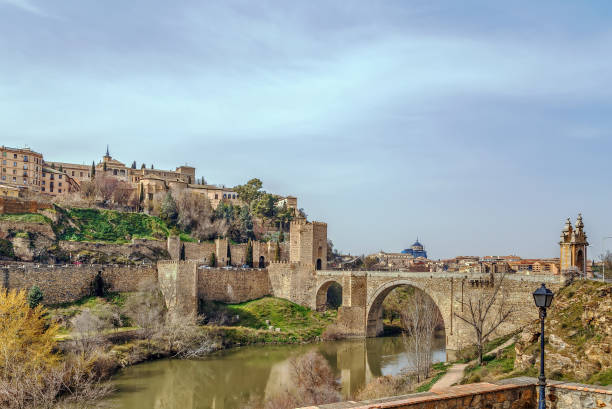 istock The Puente de Alcantara, Toledo, Spain 690186486