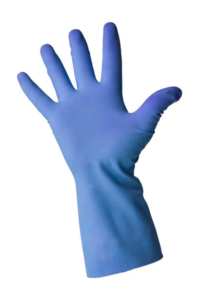 istock Protective Glove to make the Signal Stop 690189754