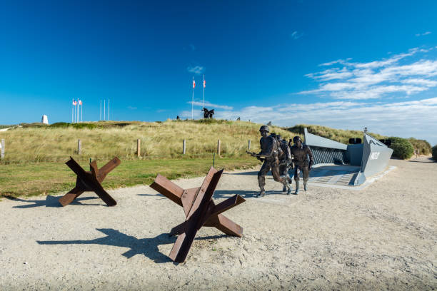 le musée du débarquement de utah beach - normandie photos et images de collection