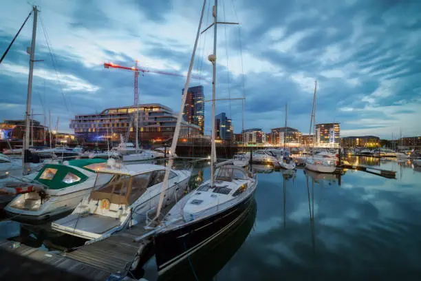 Photo of Southampton's Ocean Village marina