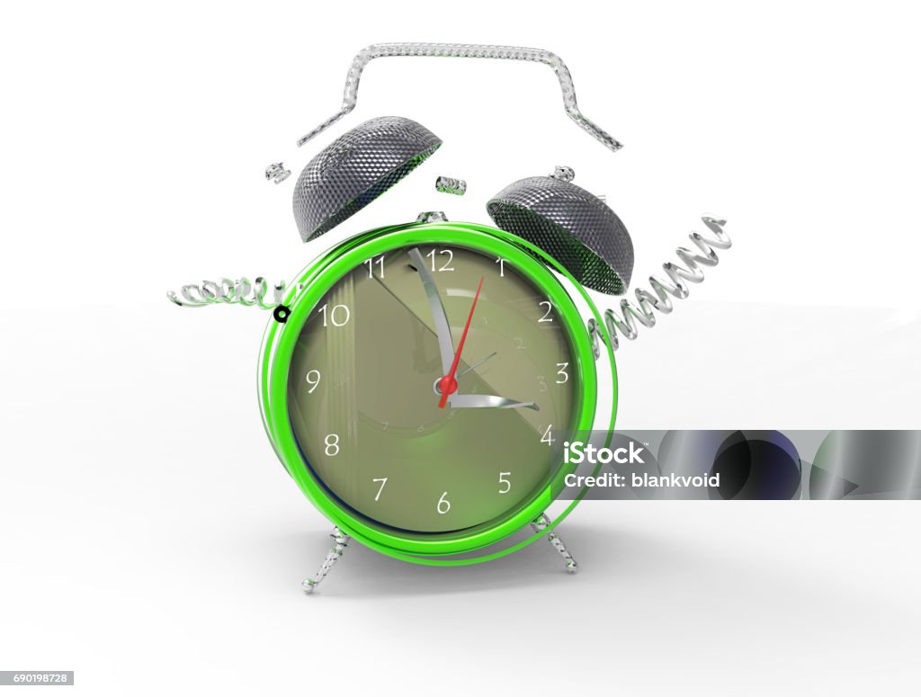 Fragmented Clock Fragmented Crazy Clock 3d Stock Photo - Download Image Now - Adult ...