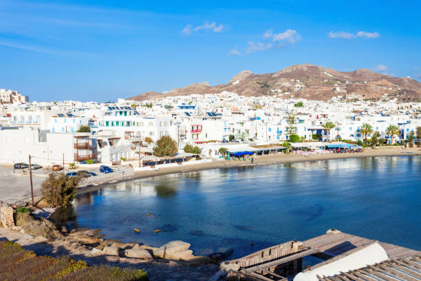 istock Naxos city beach, Greece 690208584
