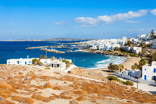 istock Paros island aerial view 690208644