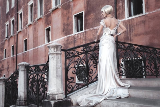 istock blonde bride in venice 690227496