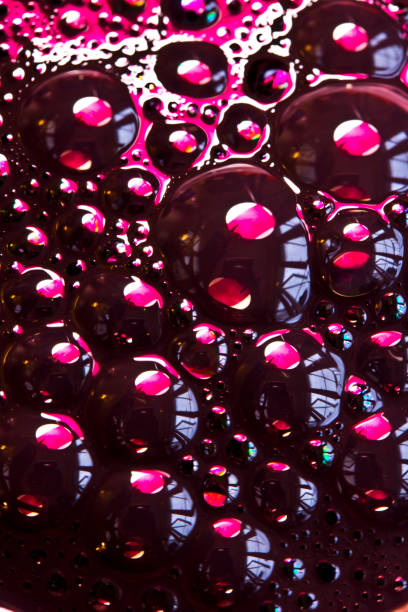 istock Close Up of Bubbles Made From Acrylic Paint 690244088