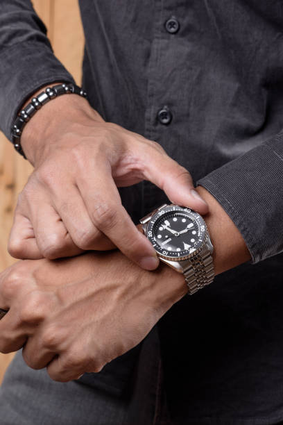 istock luxury wristwatch on the wrist 690244470