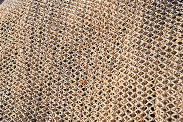 istock Fishing nets at the port - Mediterranean - Spain 690244636