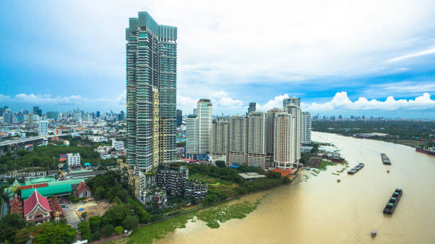 istock Bhumibol bridge across Cho Phraya river 690263122