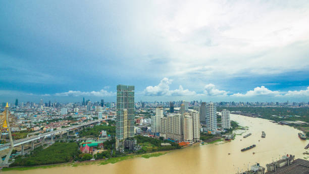 istock Bhumibol bridge across Cho Phraya river 690266276