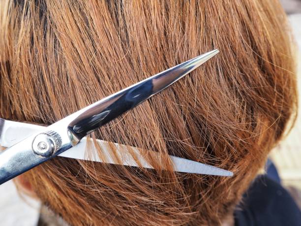 istock Hair cutting shears 690266672